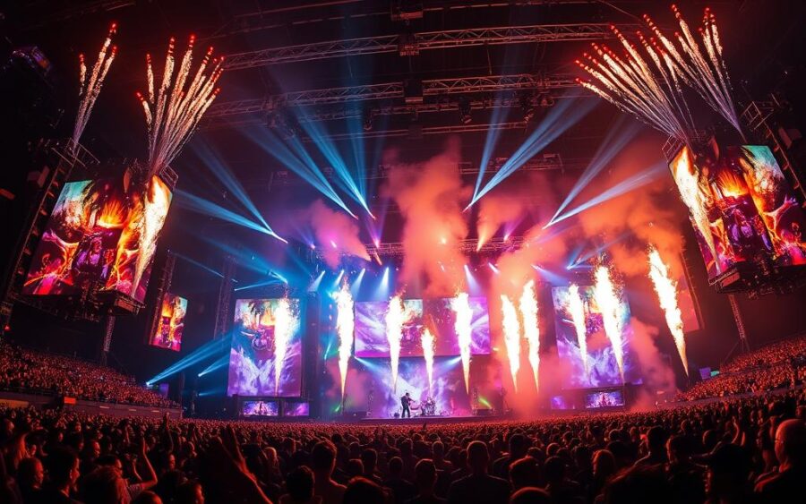 Kiedy koncert staje się show: rola pirotechniki i efektów wizualnych