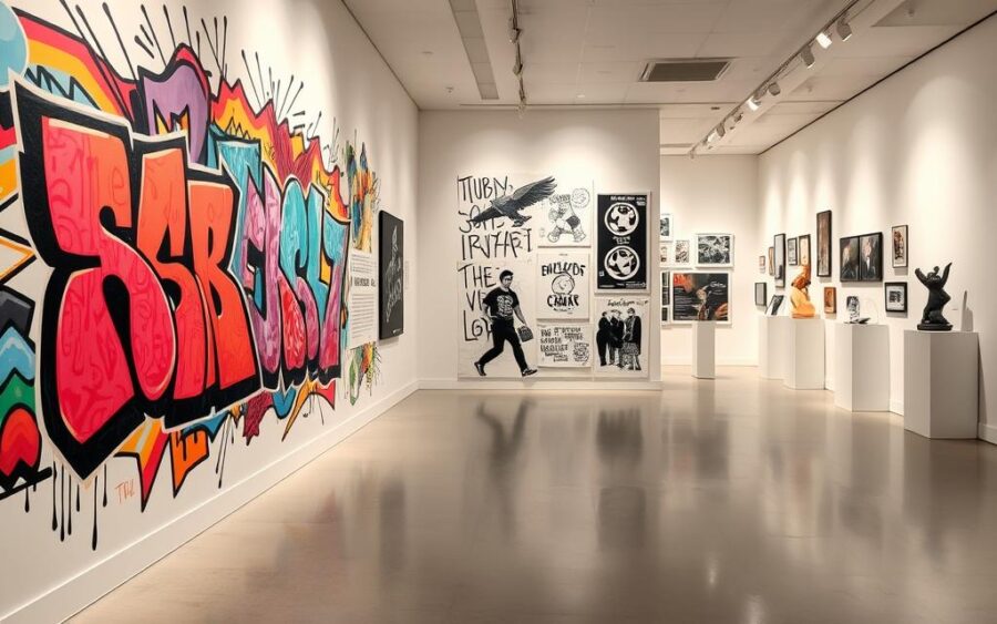 Sztuka ulicy w galerii: Graffiti i street art na wystawach